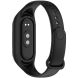 Ремінець UniCase Silicone Strap для Xiaomi Mi Smart Band 8 - Black (326029B). Фото 1 з 6