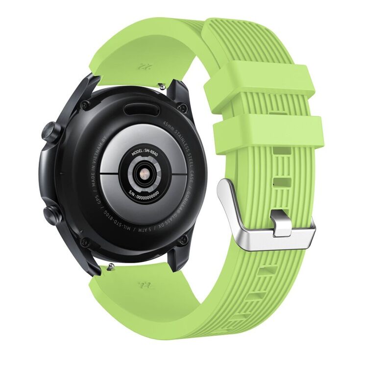 Ремешок UniCase Soft Line для Samsung Galaxy Watch 3 (45mm) - Green: фото 1 из 4
