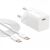 Мережевий зарядний пристрій Baseus GaN 1C 25W + кабель Type-C to Type-C (100W, 1m) P10110909213-01 - White: фото 1 з 3