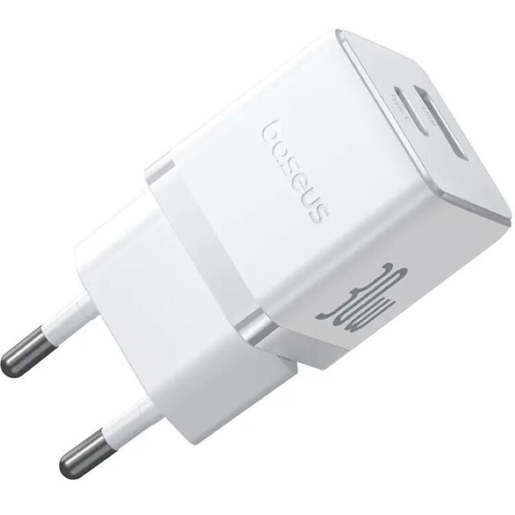 Сетевое зарядное устройство Baseus Palm C+U (30W) P1011160A213-00 - White: фото 5 из 17