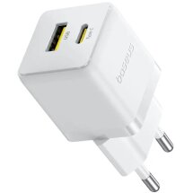 Сетевое зарядное устройство Baseus Palm C+U (30W) P1011160A213-00 - White: фото 1 из 17