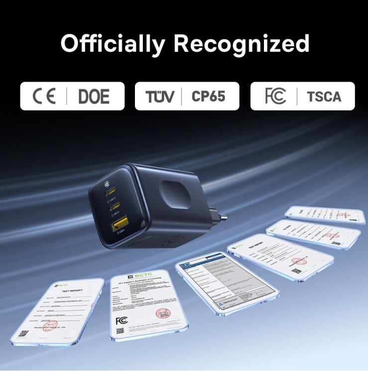 Сетевое зарядное устройство Baseus PicoGo AE11 2C+U (100W) E0121400 - Black: фото 13 из 23