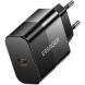Сетевое зарядное устройство ESSAGER 30W Type-C + кабель Type-C to Type-C (E30JSB1-SYTT1-T) - Black (995687B). Фото 4 из 7