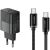 Сетевое зарядное устройство ESSAGER 30W Type-C + кабель Type-C to Type-C (E30JSB1-SYTT1-T) - Black: фото 1 из 7
