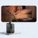 Сетевое зарядное устройство ESSAGER 30W Type-C + кабель Type-C to Type-C (E30JSB1-SYTT1-T) - Black (995687B). Фото 6 из 7
