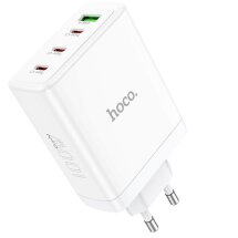 Мережевий зарядний пристрій Hoco N31 Leader PD100W + QC3.0 - White: фото 1 з 15