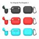 Силіконовий чохол Deexe Silicone Case для Apple AirPods Pro - Blue (263201L). Фото 4 з 6
