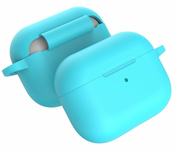 Силіконовий чохол Deexe Silicone Case для Apple AirPods Pro - Blue: фото 1 з 6