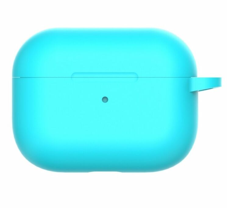Силіконовий чохол Deexe Silicone Case для Apple AirPods Pro - Blue: фото 2 з 6