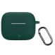 Силиконовый чехол Deexe Silicone Case (FH) для OPPO Enco Buds 3 Pro - Blackish Green (382000DG). Фото 1 из 8
