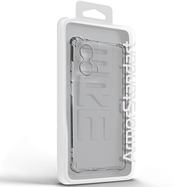 Силиконовый (TPU) чехол ArmorStandart Air Force для Motorola Moto G85 - Clear: фото 3 из 6