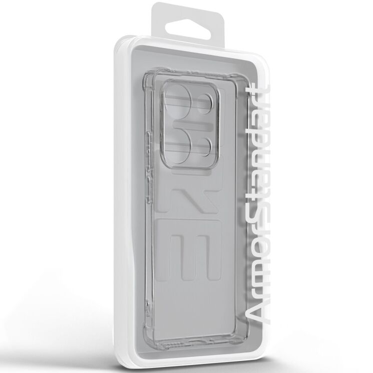 Силиконовый (TPU) чехол ArmorStandart Air Force для Xiaomi Redmi Note 14S - Transparent: фото 3 из 6