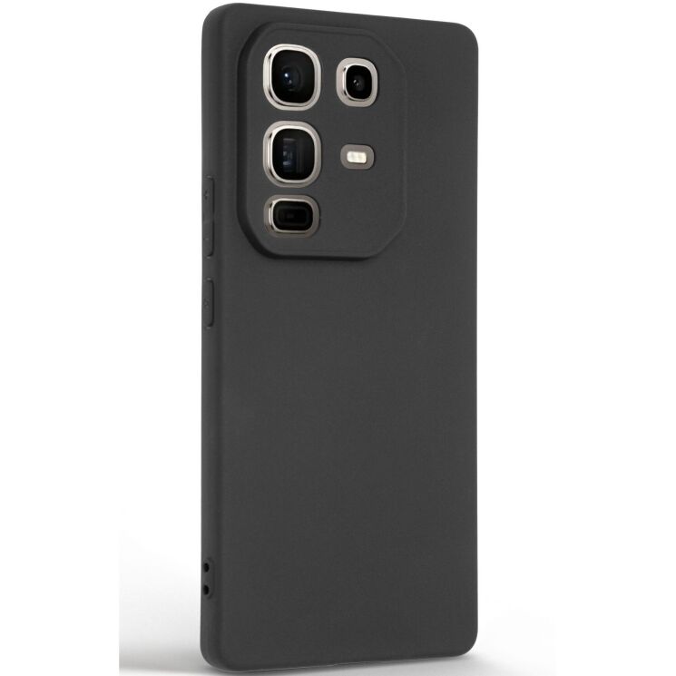 Силиконовый (TPU) чехол ArmorStandart Matte Slim Fit для Infinix Note 50 Pro - Black: фото 2 из 5