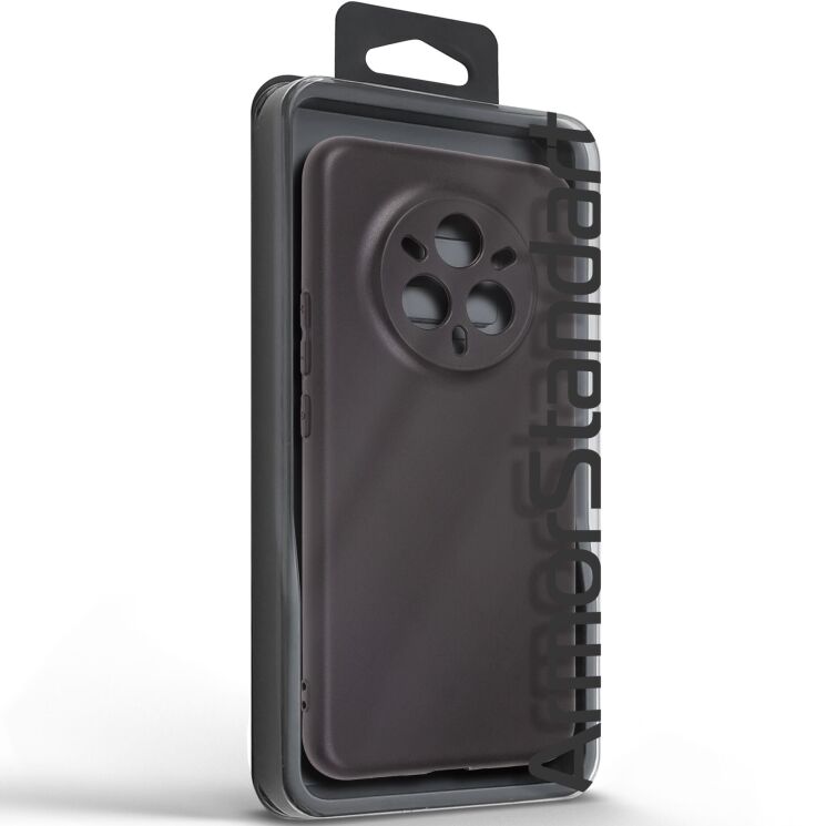 Силиконовый (TPU) чехол ArmorStandart Matte Slim Fit для Realme 14 Pro Plus - Black: фото 2 из 5