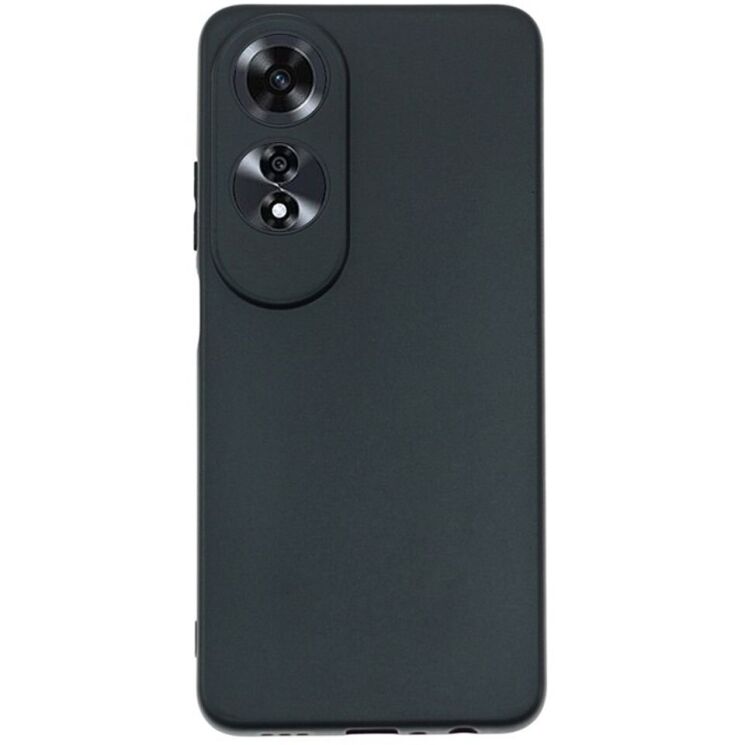 Силиконовый (TPU) чехол Deexe Matte Case для OPPO A60 - Black: фото 1 из 4