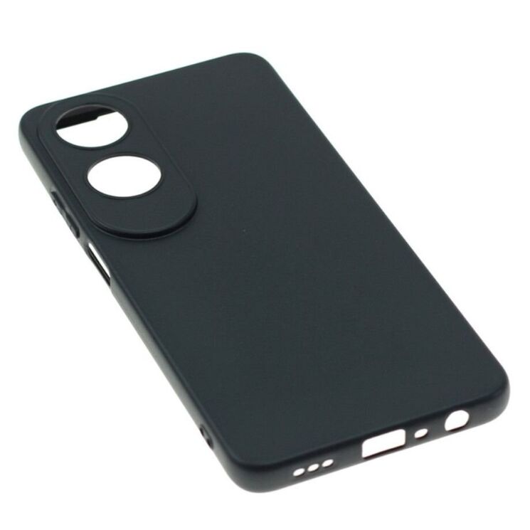 Силиконовый (TPU) чехол Deexe Matte Case для OPPO A60 - Black: фото 2 из 4