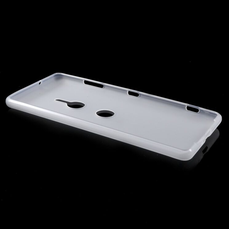 Силиконовый (TPU) чехол Deexe Matte Case для Sony Xperia XZ3 - White: фото 3 из 3