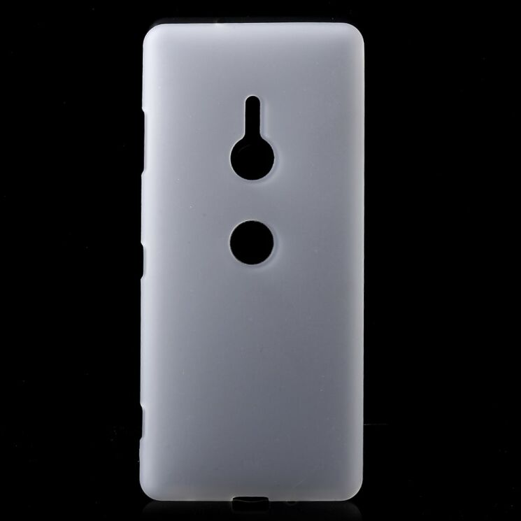 Силиконовый (TPU) чехол Deexe Matte Case для Sony Xperia XZ3 - White: фото 1 из 3