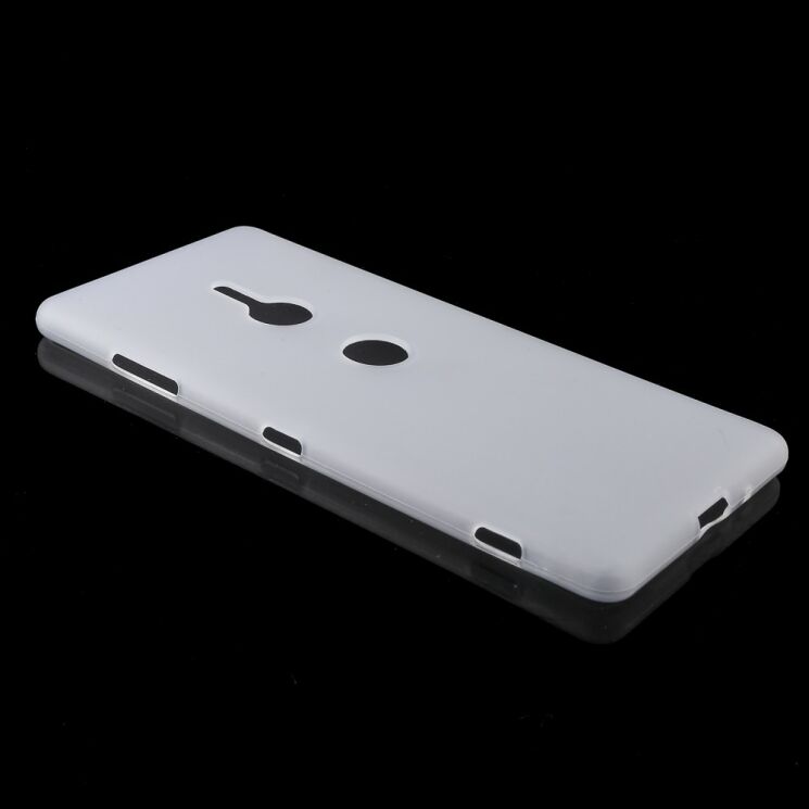 Силиконовый (TPU) чехол Deexe Matte Case для Sony Xperia XZ3 - White: фото 2 из 3