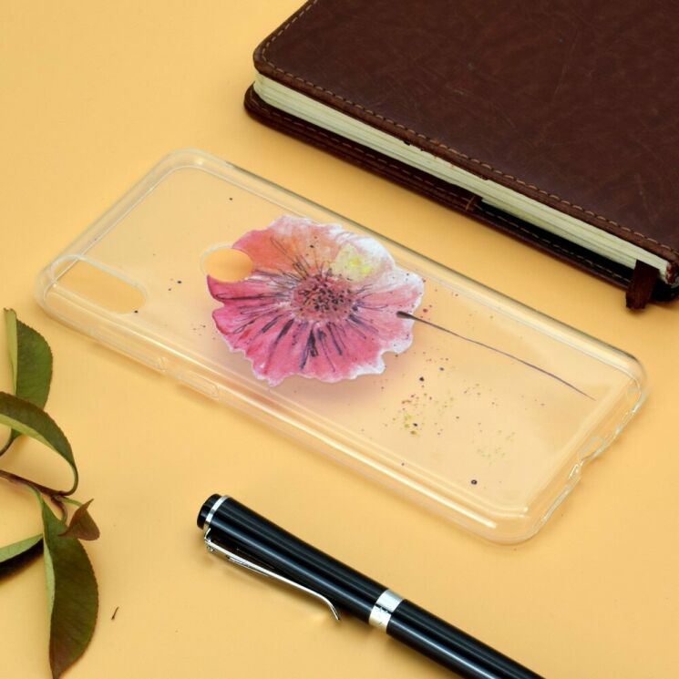 Силиконовый (TPU) чехол Deexe Pretty Glossy для ASUS Zenfone 5 (ZE620KL) - Flower: фото 6 из 6