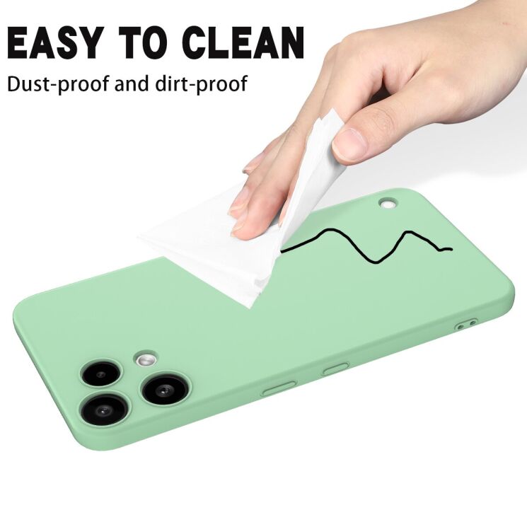 Силиконовый (TPU) чехол Deexe Silicone Case для Nothing Phone (3a) Lite - Black: фото 9 из 9