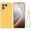 Силіконовий (TPU) чохол Deexe Silicone Case для TECNO Pova 7 Neo - Yellow (404000Y)