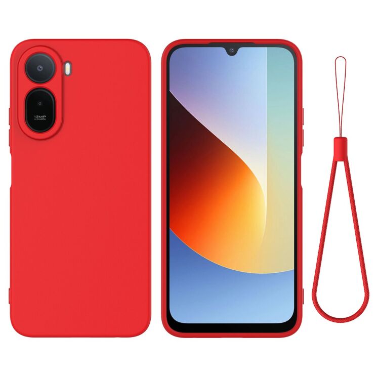 Силиконовый (TPU) чехол Deexe Silicone Case для Xiaomi Redmi A7 Pro - Red: фото 1 из 9