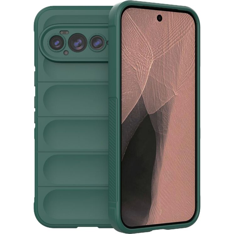 Силиконовый (TPU) чехол Deexe Terra Case для Google Pixel 11 Pro XL - Green: фото 1 из 4