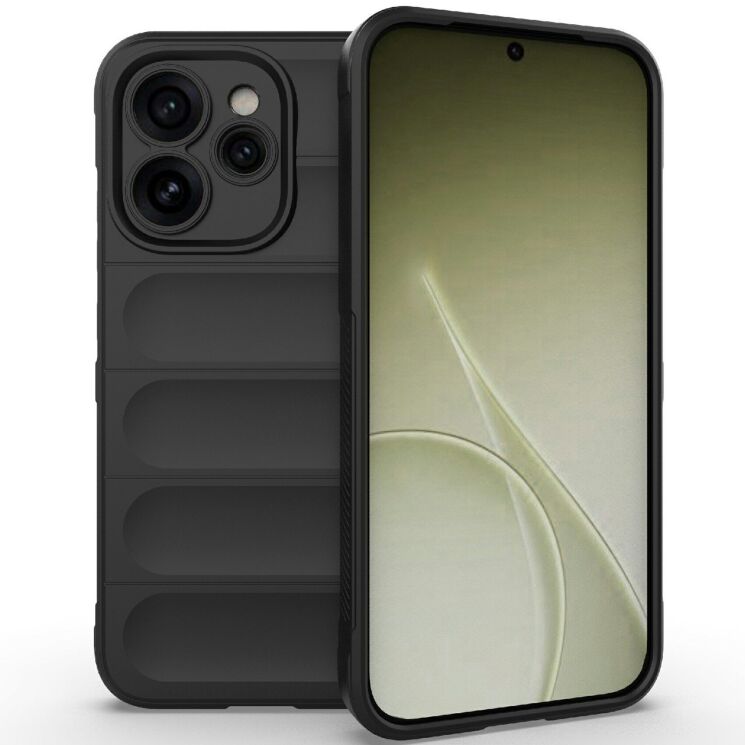 Силіконовий (TPU) чохол Deexe Terra Case для OPPO Reno 15 Pro - Black (405623B) Силіконовий (TPU) чохол Deexe Terra Case для OPPO Reno 15 Pro - Black: фото 1 з 5
