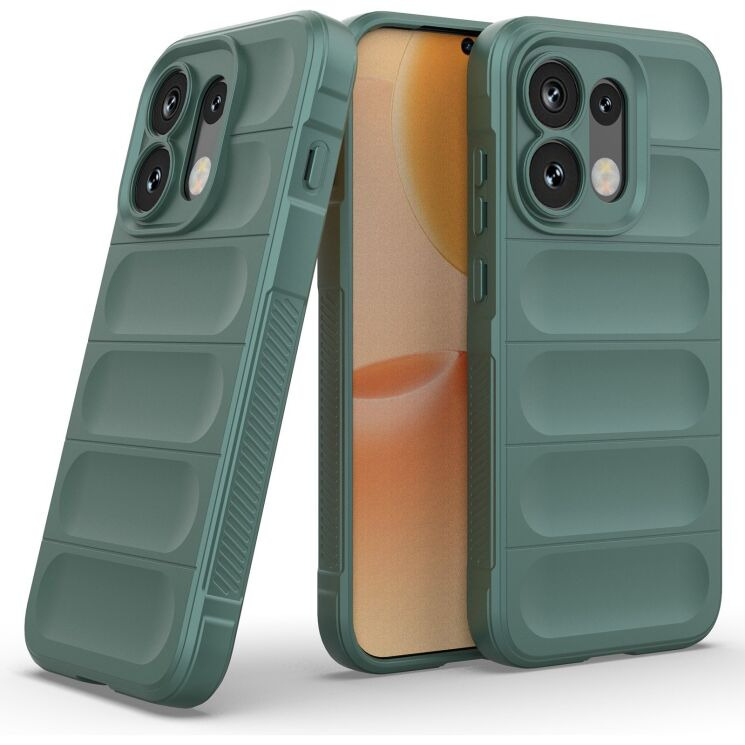 Силиконовый (TPU) чехол Deexe Terra Case для OPPO Reno 16 / 16 Pro - Green: фото 2 из 8