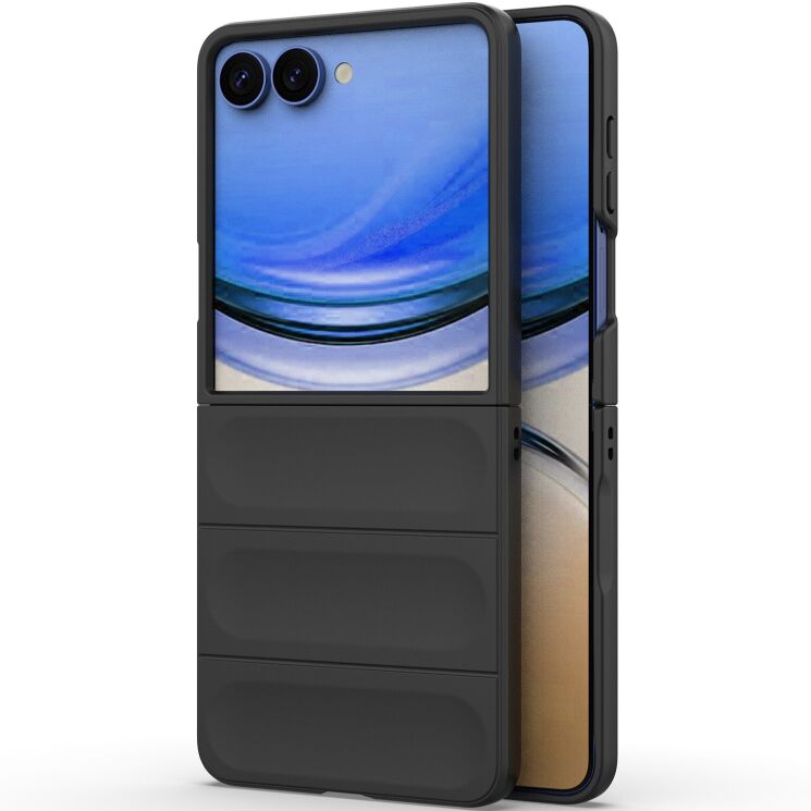 Силиконовый (TPU) чехол Deexe Terra Case для Samsung Galaxy Flip 8 - Black (423515B) Силиконовый (TPU) чехол Deexe Terra Case для Samsung Galaxy Flip 8 - Black: фото 1 из 9