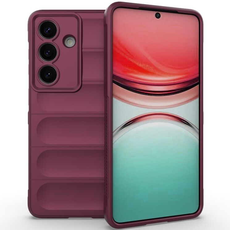 Силиконовый (TPU) чехол Deexe Terra Case для Samsung Galaxy S26 Plus - Wine Red: фото 1 из 6