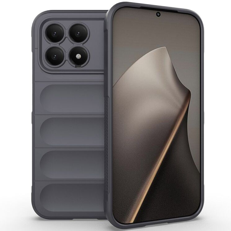 Силіконовий (TPU) чохол Deexe Terra Case для Xiaomi Poco F8 Pro - Dark Grey (403531DH) Силіконовий (TPU) чохол Deexe Terra Case для Xiaomi Poco F8 Pro - Dark Grey: фото 1 з 5