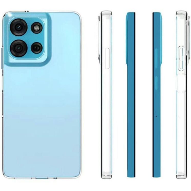 Силиконовый (TPU) чехол Deexe UltraThin для Motorola Moto G75 - Transparent: фото 3 из 4