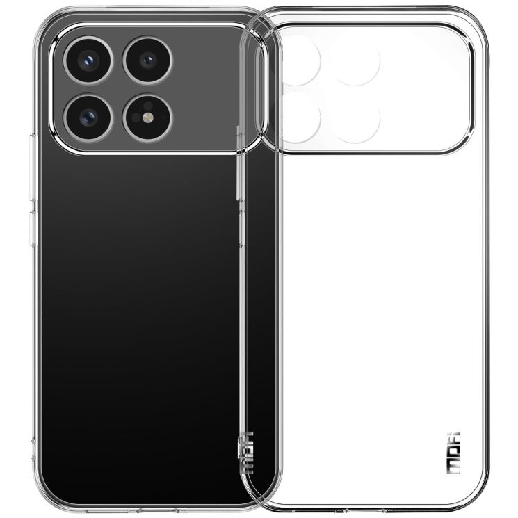 Силіконовий (TPU) чохол MOFI Thin Guard для Xiaomi Poco F8 Pro - Transparent (403509T) Силіконовий (TPU) чохол MOFI Thin Guard для Xiaomi Poco F8 Pro - Transparent: фото 1 з 9