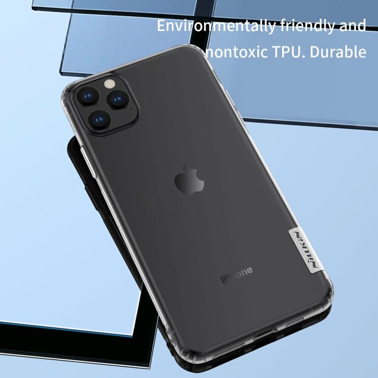 Силиконовый (TPU) чехол NILLKIN Nature для Apple iPhone 11 Pro Max - Transparent: фото 7 из 17