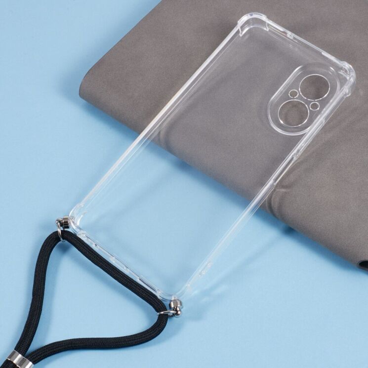 Силиконовый (TPU) чехол UniCase Carrying AirBag для Realme C67 - Transparent: фото 3 из 5