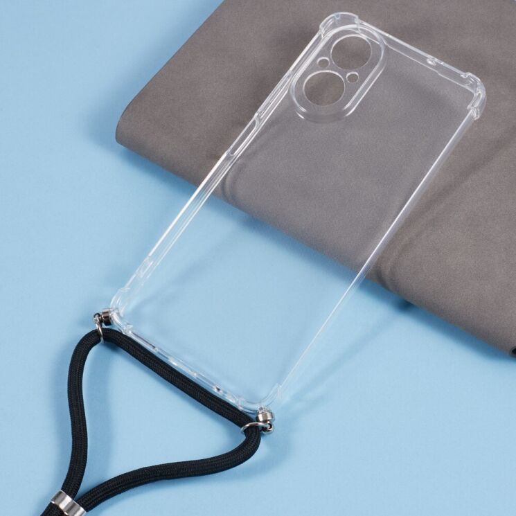 Силиконовый (TPU) чехол UniCase Carrying AirBag для Realme C67 - Transparent: фото 2 из 5