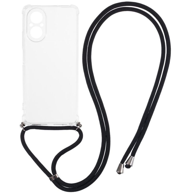 Силиконовый (TPU) чехол UniCase Carrying AirBag для Realme C67 - Transparent: фото 1 из 5