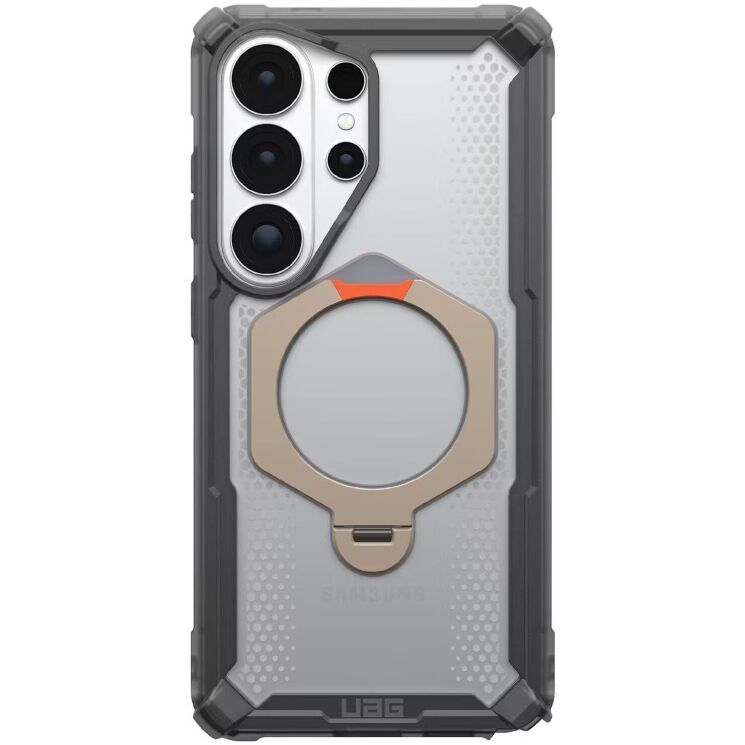 Ударопрочный чехол URBAN ARMOR GEAR Plasma XTE 360 для Samsung Galaxy S26 Ultra (S948) 214525113131 - Ash / Pop Orange: фото 1 из 15
