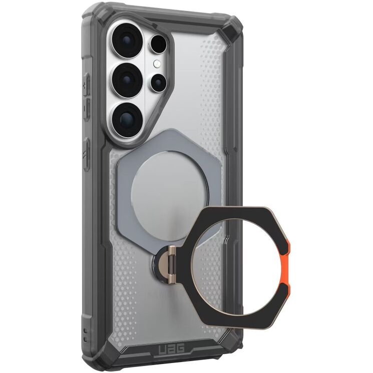 Ударопрочный чехол URBAN ARMOR GEAR Plasma XTE 360 для Samsung Galaxy S26 Ultra (S948) 214525113131 - Ash / Pop Orange: фото 5 из 15