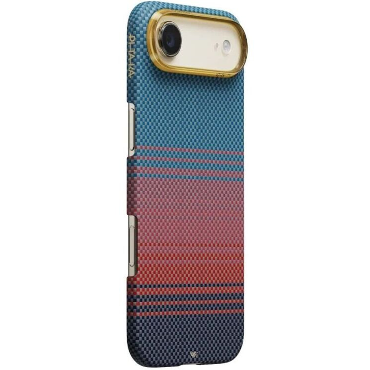 Ультратонкий чехол Pitaka Edge Case California Dream для iPhone Air (SCD1703A) - Blue / Rose: фото 2 из 10