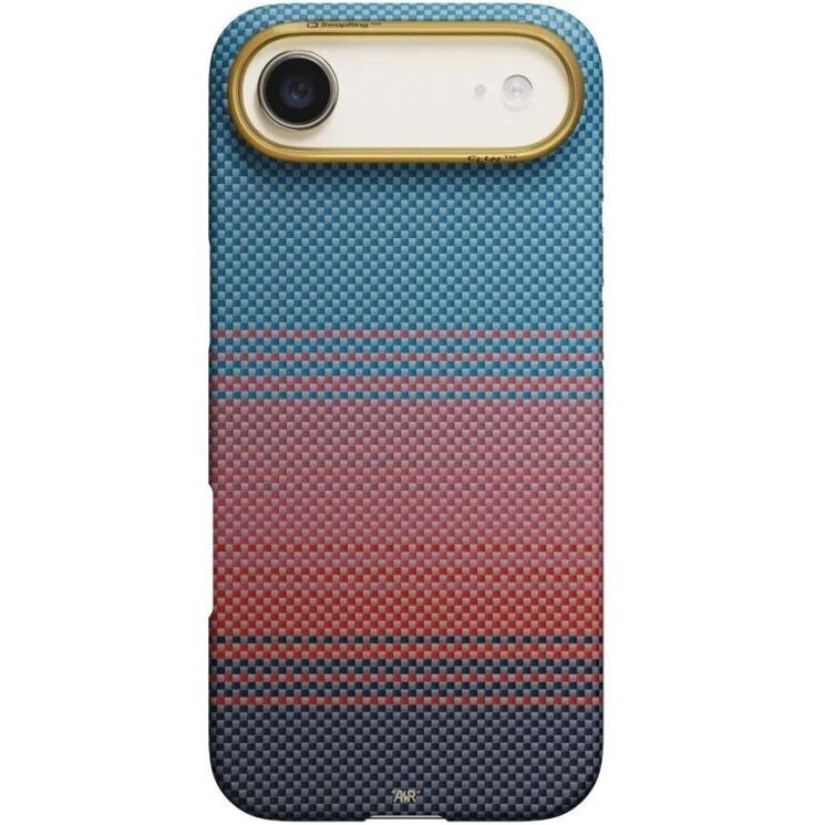Ультратонкий чехол Pitaka Edge Case California Dream для iPhone Air (SCD1703A) - Blue / Rose: фото 1 из 10