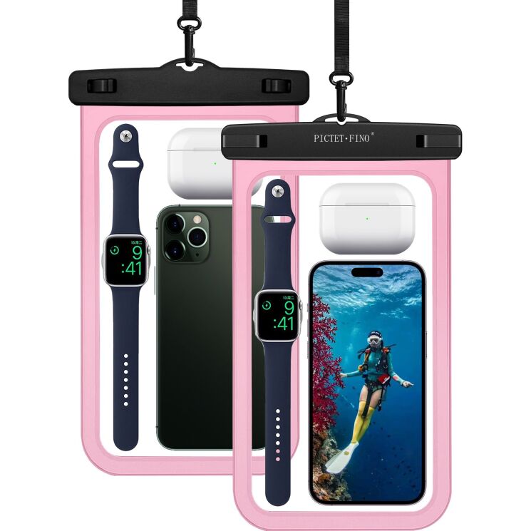 Вологозахисний чохол PICTET.FINO RH19 Waterproof Bag - Pink: фото 3 з 9