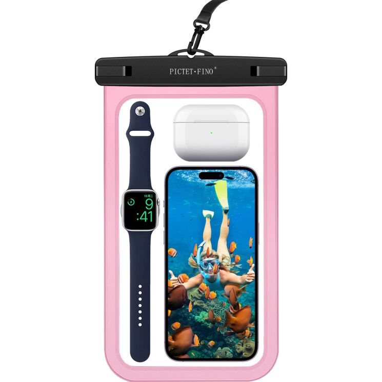 Вологозахисний чохол PICTET.FINO RH19 Waterproof Bag - Pink: фото 2 з 9