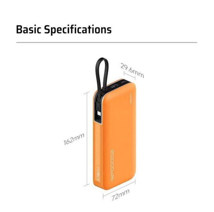Внешний аккумулятор CUKTECH PB200N 55W (20000mAh) - Gray: фото 15 из 17