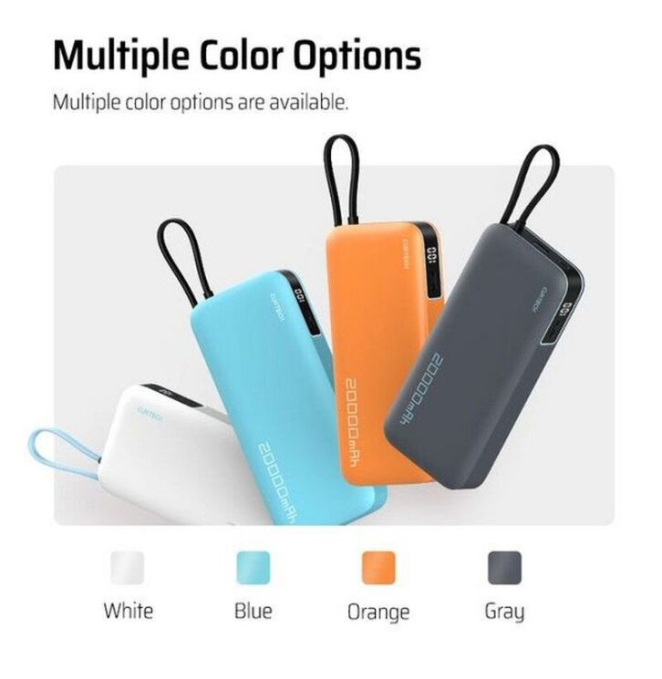 Внешний аккумулятор CUKTECH PB200N 55W (20000mAh) - Gray: фото 12 из 17