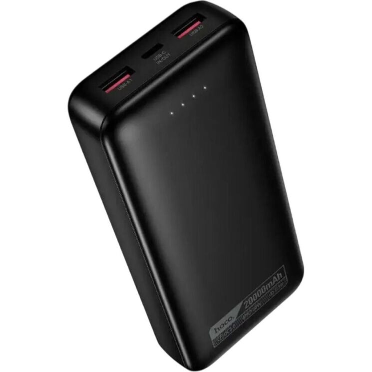Внешний аккумулятор Hoco DB130 Tridentis PD30W (20000mAh) - Black (995769B) Внешний аккумулятор Hoco DB130 Tridentis PD30W (20000mAh) - Black: фото 1 из 9