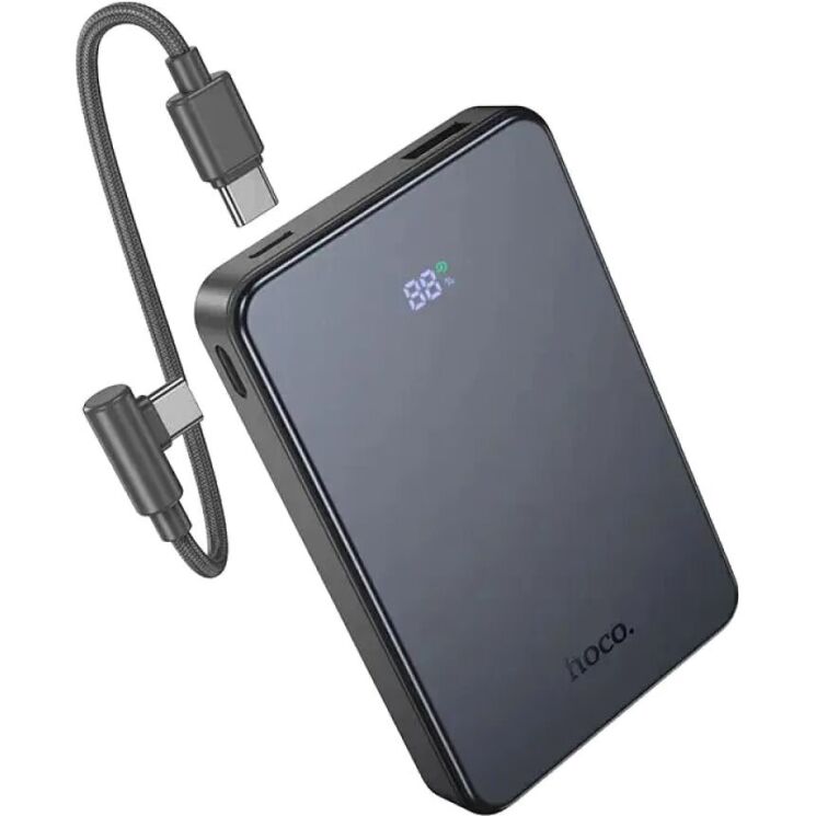 Внешний аккумулятор Hoco J170 22.5W + PD20W (10000mAh) + кабель Type-C to Type-C - Black: фото 1 из 5