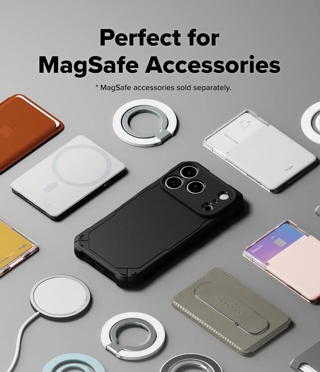 Защитный чехол Ringke Rugged Gear Magnetic для iPhone 18 Pro Max (8800380462267) - Black (423987B) Защитный чехол Ringke Rugged Gear Magnetic для iPhone 18 Pro Max (8800380462267) - Black: фото 7 из 19